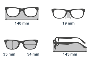 Briļļu dimensijas