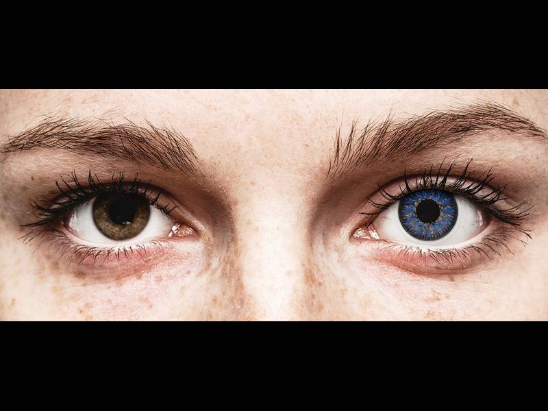 ColourVUE Glamour Blue - ar dioptriju (2 lēcas)